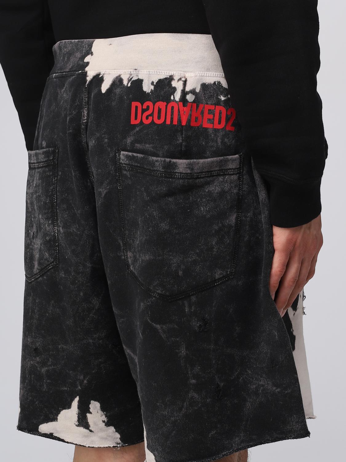 DSQUARED2 SHORTS: Dsquared2 shorts in cotton, Black - Img 4