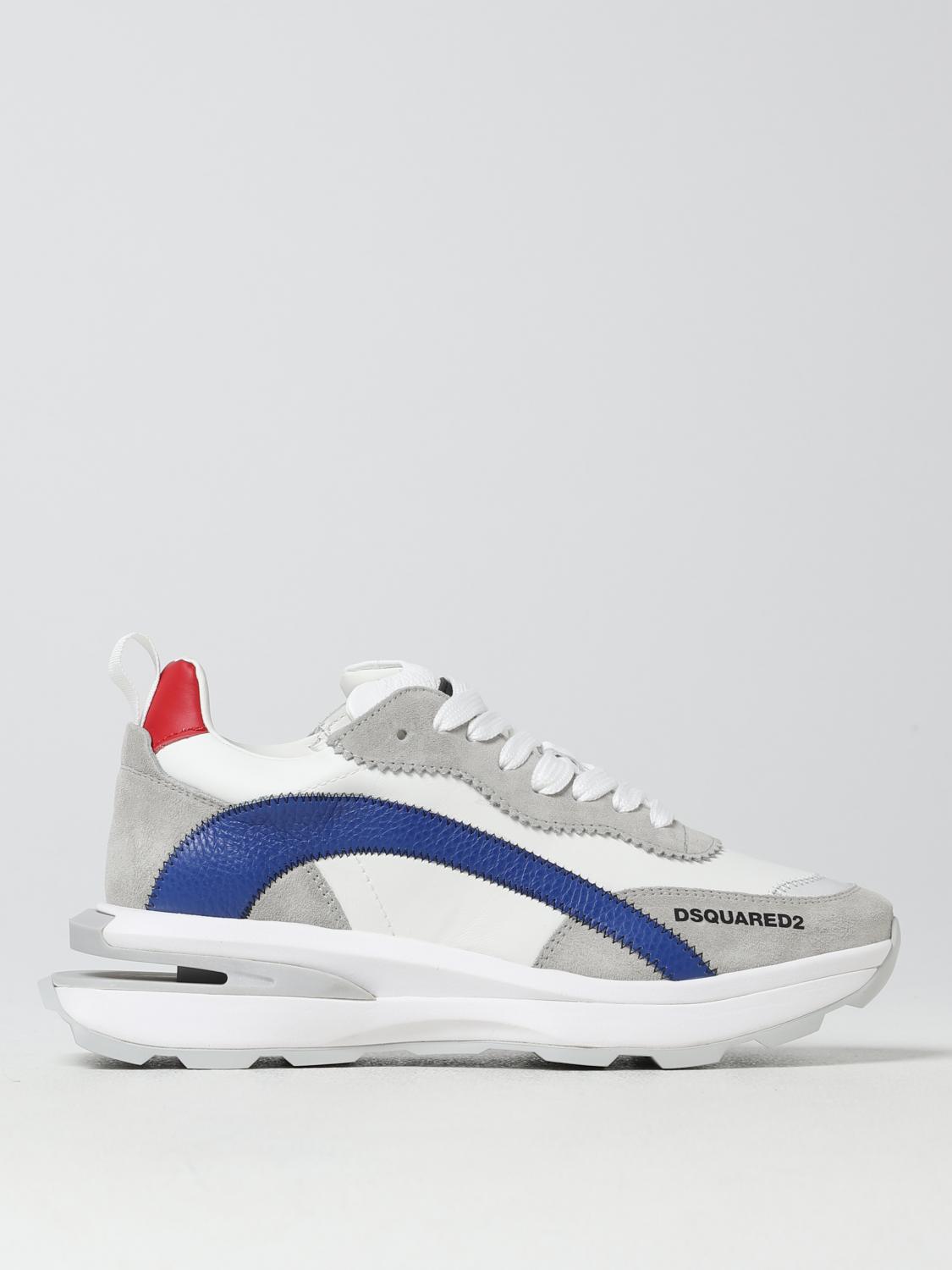 Bermuda Dsquared2 in spugna con logo a contrasto uomo