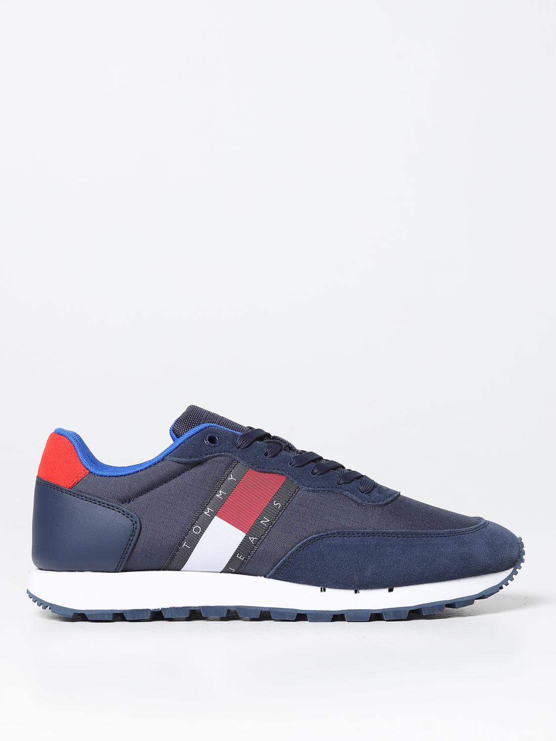 TOMMY JEANS: Sneakers men Blue Tommy Jeans sneakers EM0EM01136