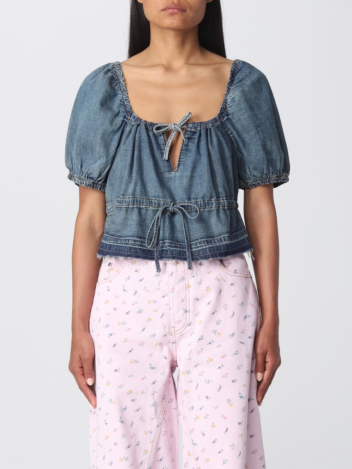 GANNI - Woman - White - Top main image 1