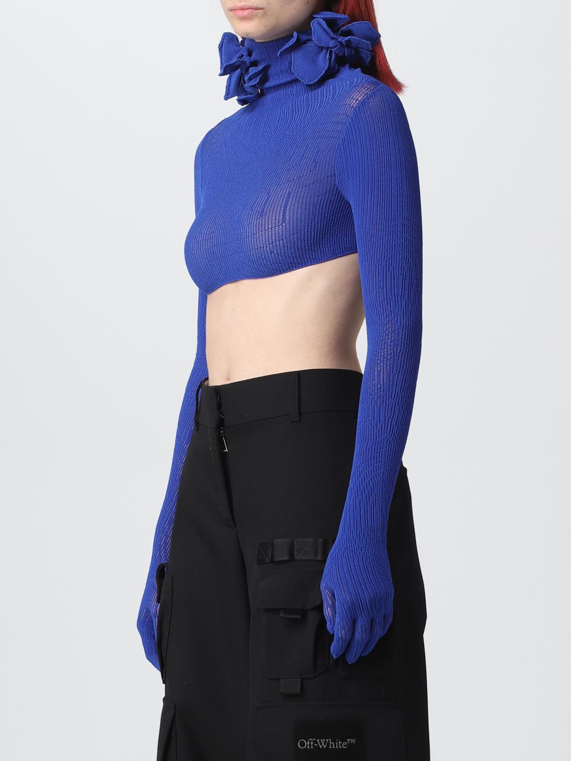 OFF-WHITE TOP: Top mujer Off-white, Azul Oscuro - Img 4