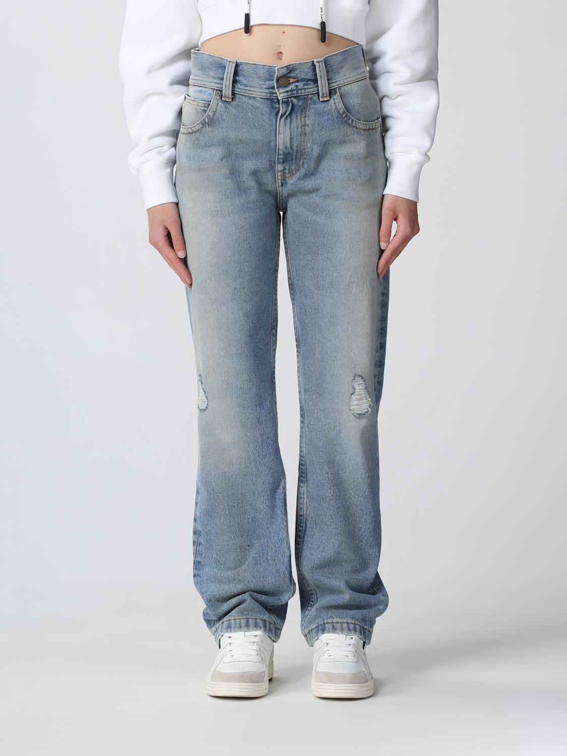 デニム・ジーパン PALM ANGELS Woman Jeans Denim PWYA030S23DEN001 4060 Palm Angels Outlet: Jeans woman - Denim | Palm Angels jeans