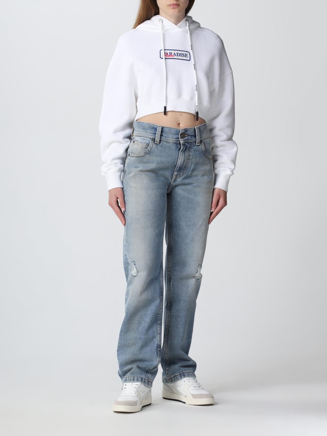デニム・ジーパン PALM ANGELS Woman Jeans Denim PWYA030S23DEN001 4060 Palm Angels Outlet: Jeans woman - Denim | Palm Angels jeans