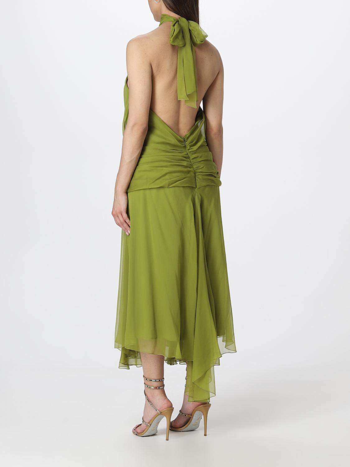 Alberta Ferretti Outlet: Dress woman - Green | Alberta