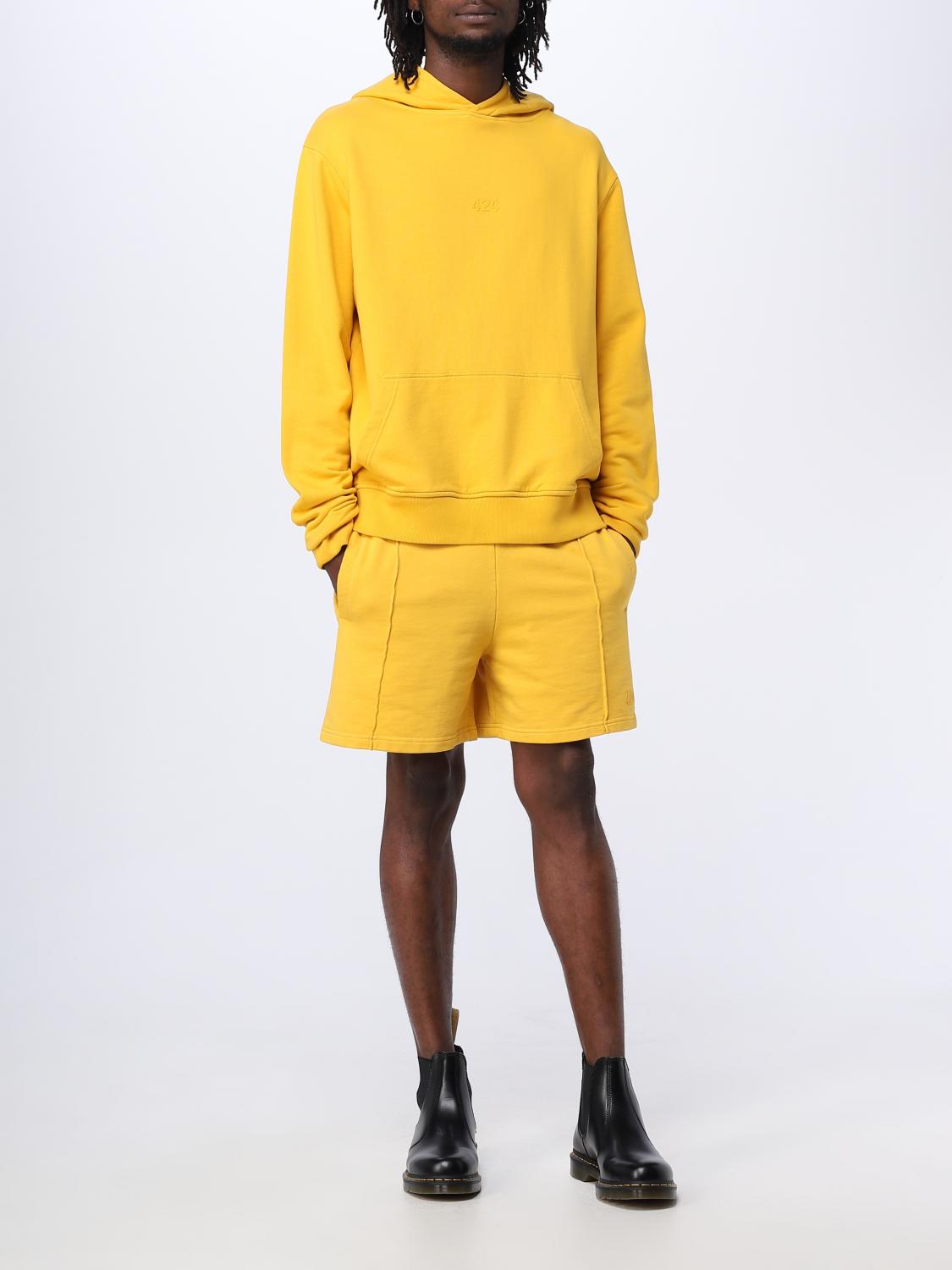 424 SWEATSHIRT: Sweater men 424, Yellow - Img 2