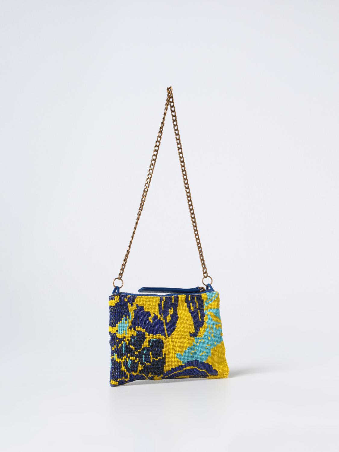 MALIPARMI MINI BAG: Shoulder strap woman Maliparmi, Yellow - Img 2