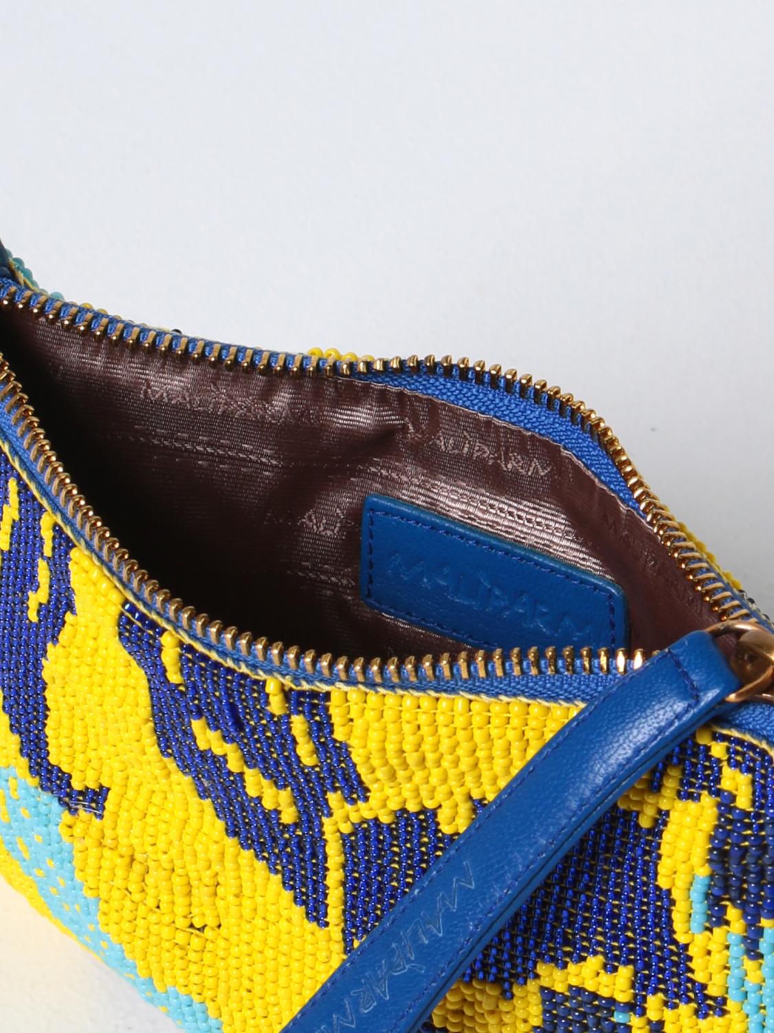 MALIPARMI MINI BAG: Shoulder strap woman Maliparmi, Yellow - Img 3