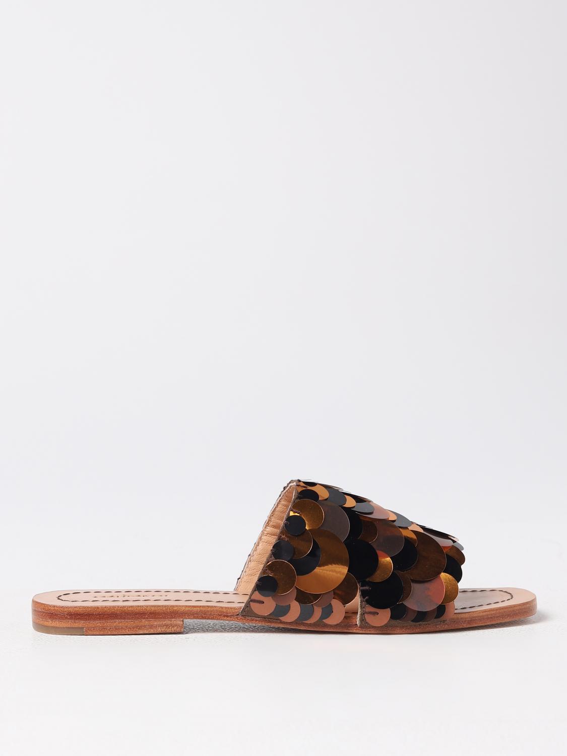 MALIPARMI FLAT SANDAL: Flat sandals woman Maliparmi, Copper Red - Img 1