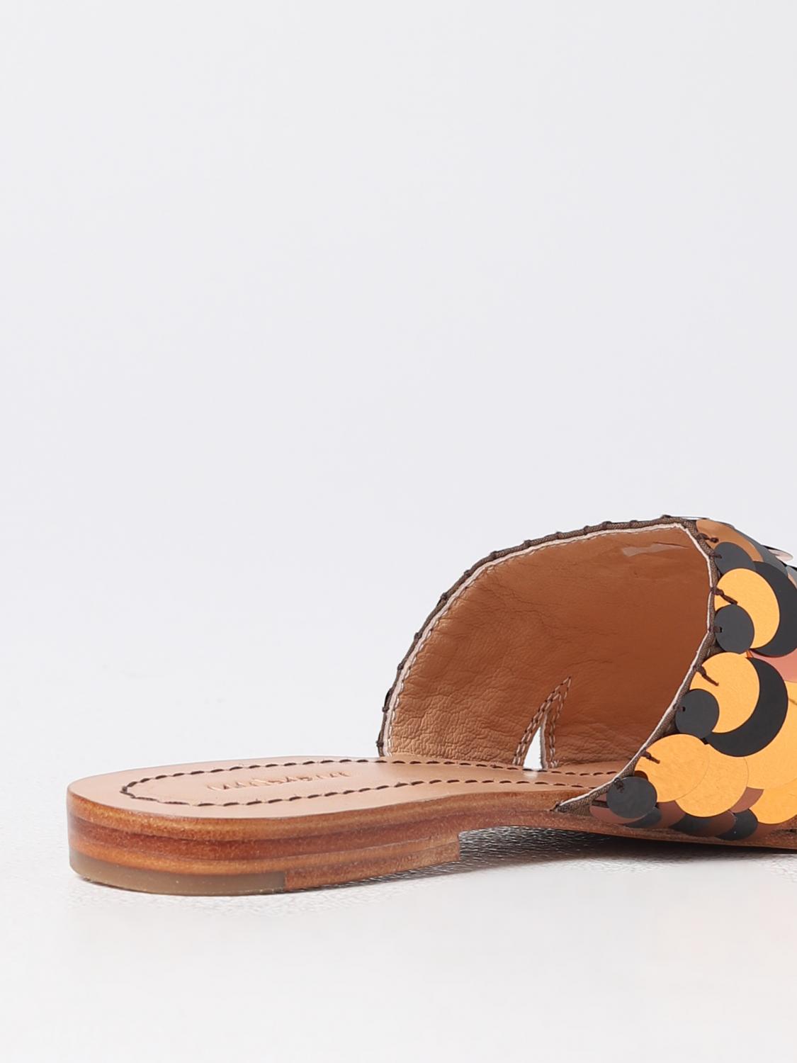 MALIPARMI FLAT SANDAL: Flat sandals woman Maliparmi, Copper Red - Img 3