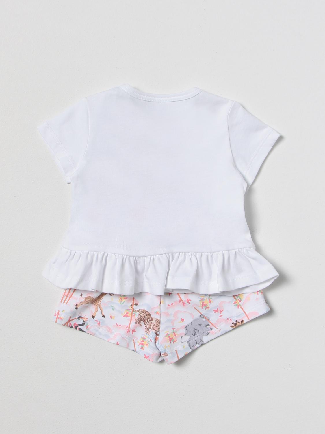 KENZO KIDS JUMPSUIT: Jumpsuit kids Kenzo Junior, White - Img 2
