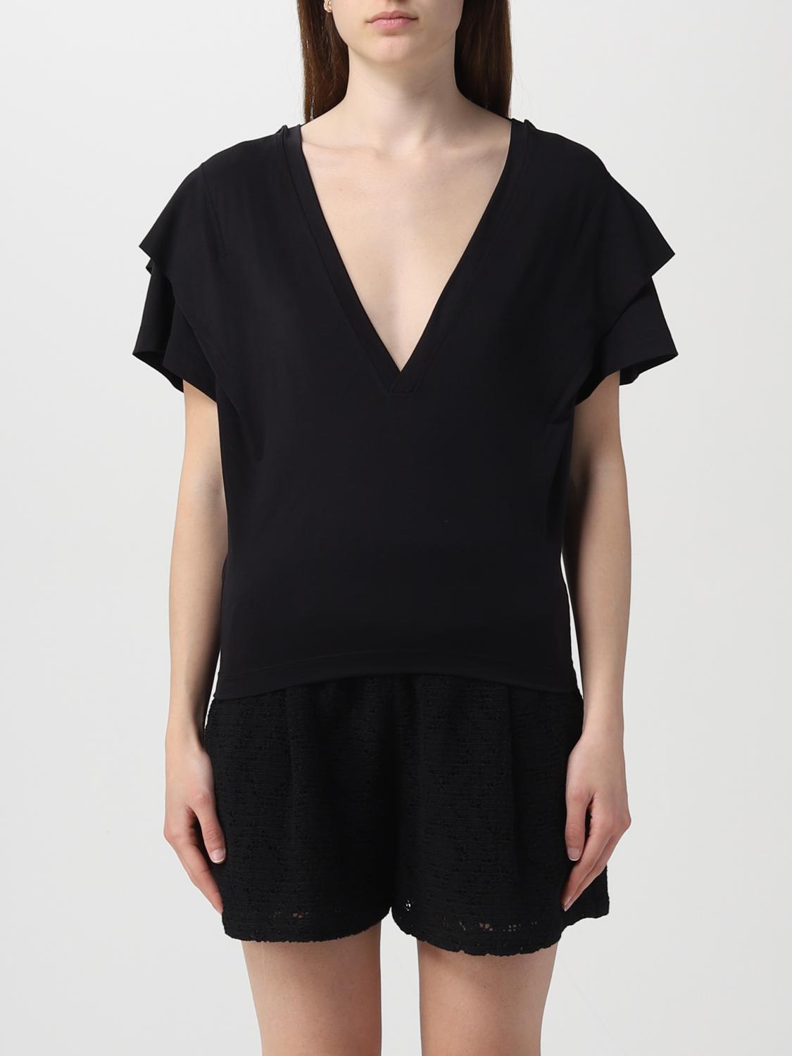 IRO T-SHIRT: T-shirt damen Iro, Schwarz - Img 1