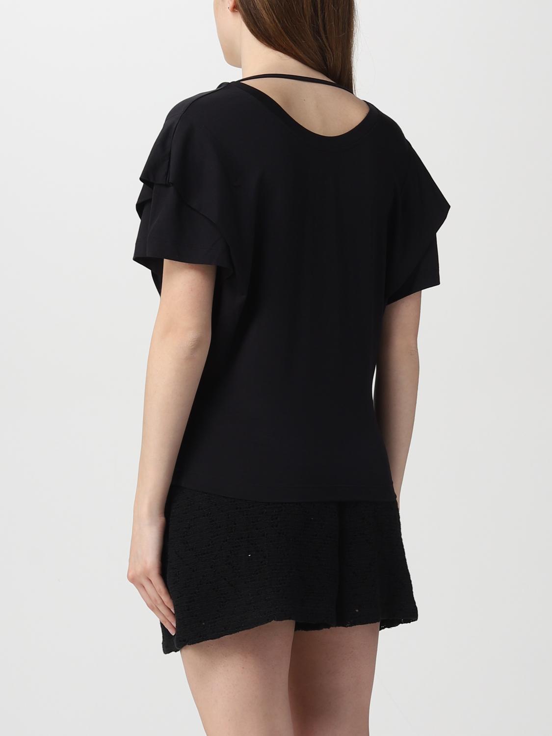 IRO T-SHIRT: T-shirt damen Iro, Schwarz - Img 2