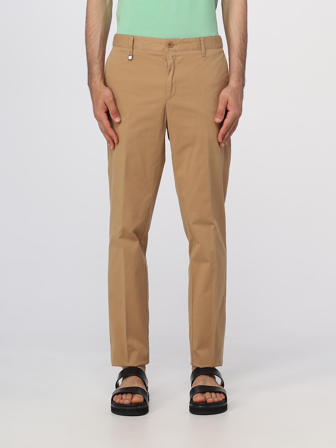 BOSS TROUSERS: Trousers men Boss, Beige - Img 1