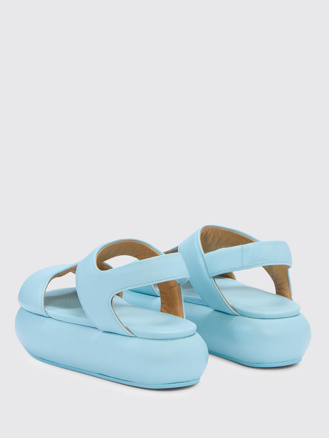 MARSÈLL FLAT SANDAL: Flat sandals woman Marsell, Blue - Img 3