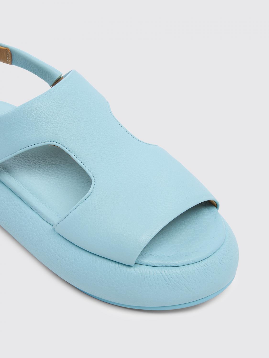 MARSÈLL FLAT SANDAL: Flat sandals woman Marsell, Blue - Img 4