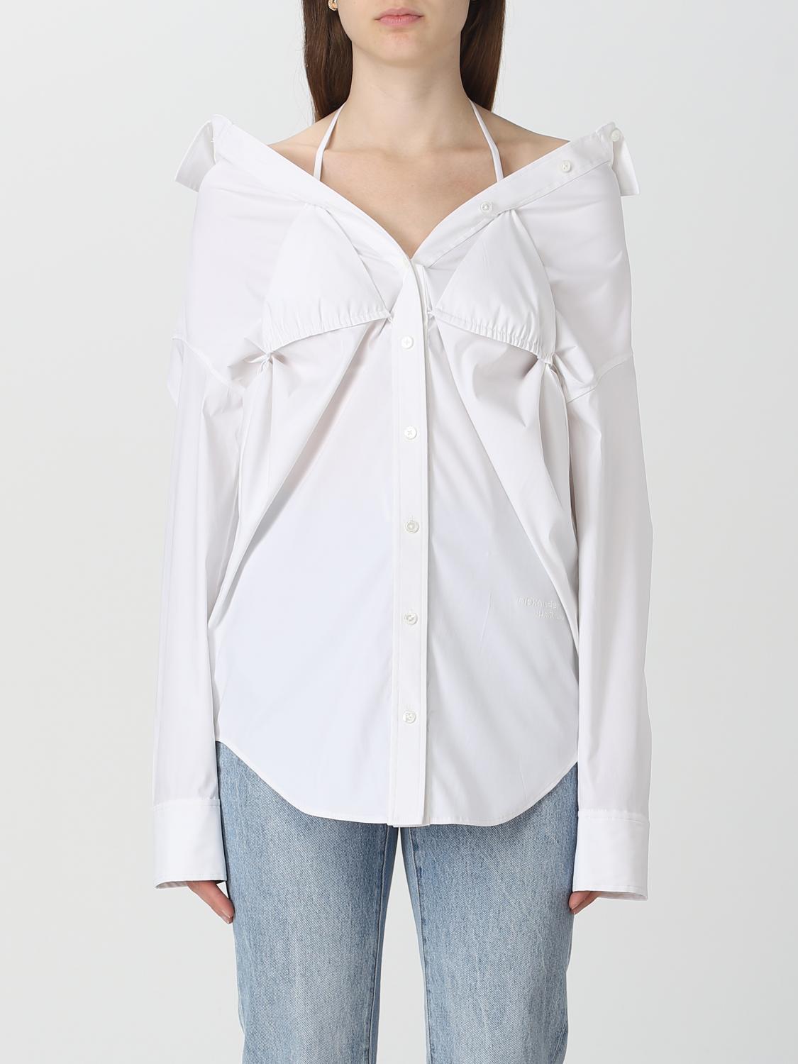 ALEXANDER WANG CAMICIA: Camicia Alexander Wang in popeline, Bianco - Img 1