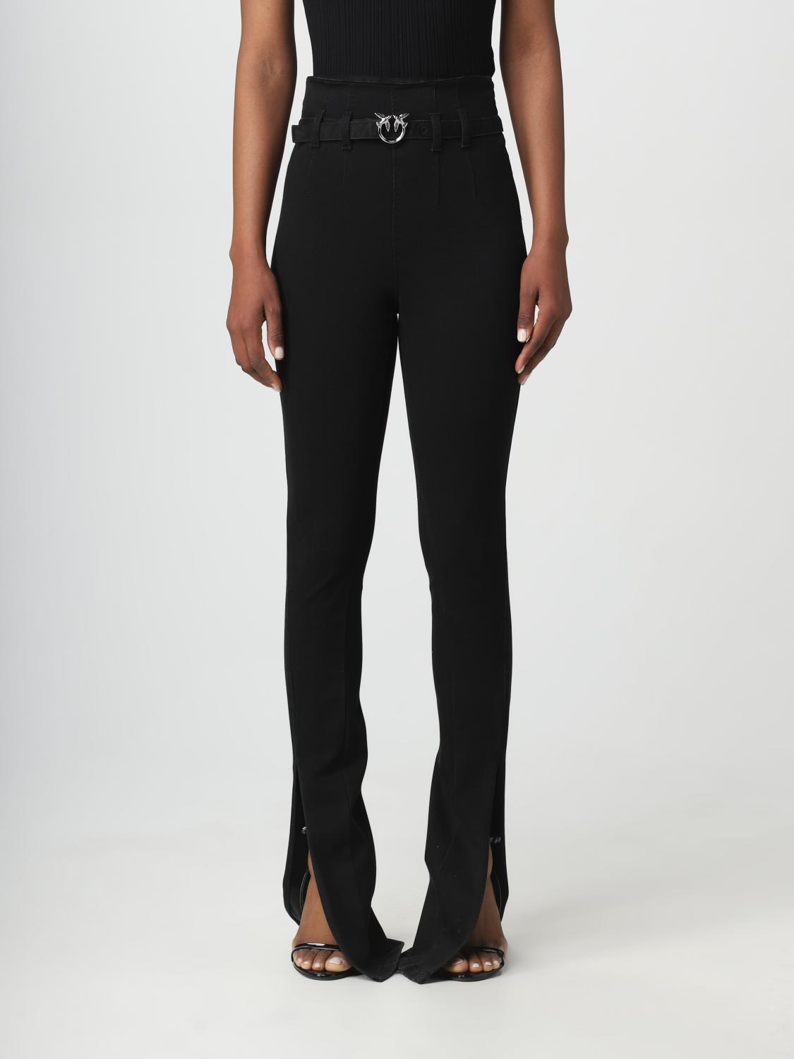 PINKO: Pantaloni in cotone - Rosa | Pantalone Pinko 100685A0I4 online