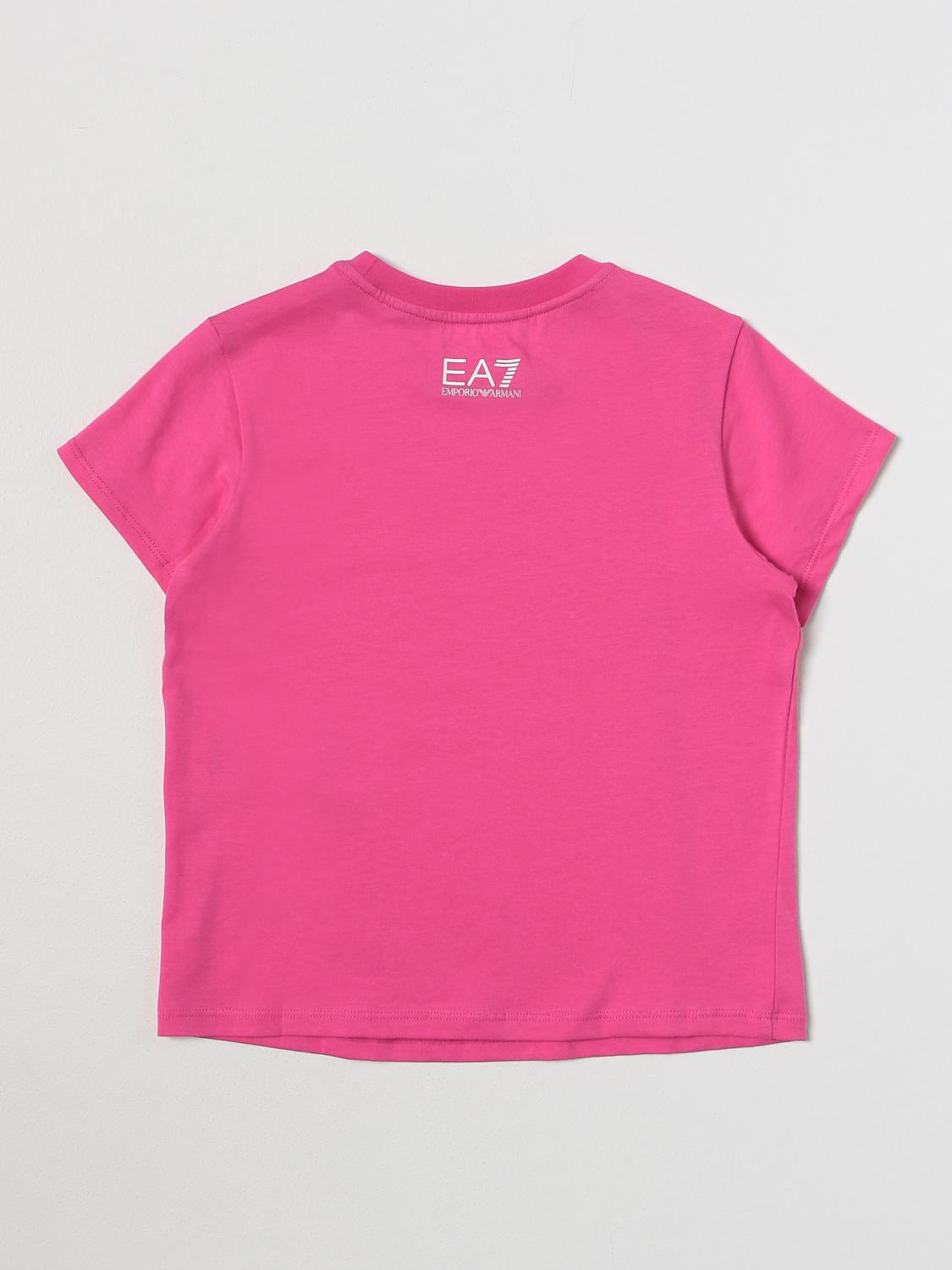 EA7 CAMISETA: Camisetas niños Ea7, Rosa - Img 2