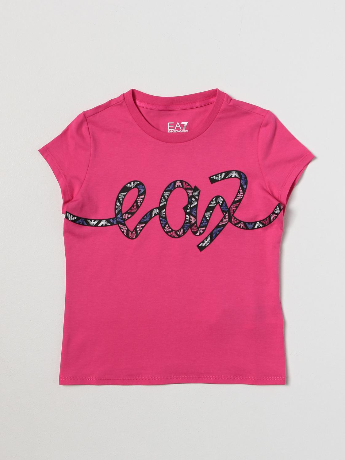 EA7 CAMISETA: Camisetas niños Ea7, Rosa - Img 1