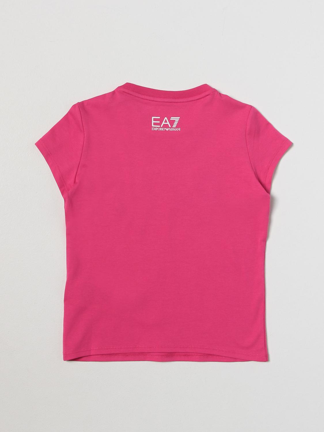 EA7 CAMISETA: Camisetas niños Ea7, Rosa - Img 2