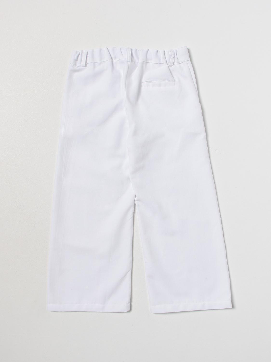 LITTLE BEAR PANTS: Pants kids Little Bear, White - Img 2