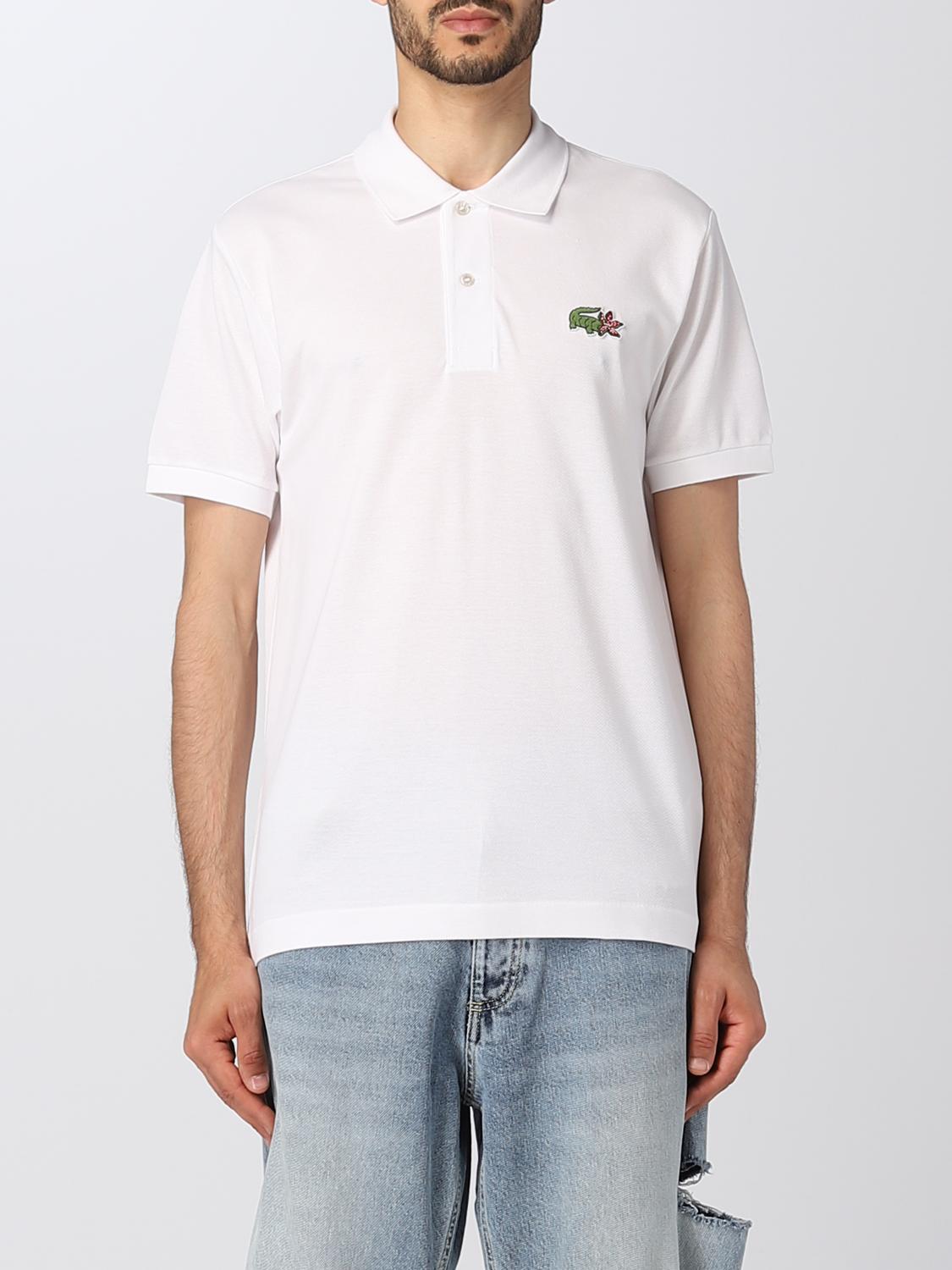 LACOSTE POLO: Polo Netflix x Lacoste in cotone biologico, Bianco 1 - Img 1