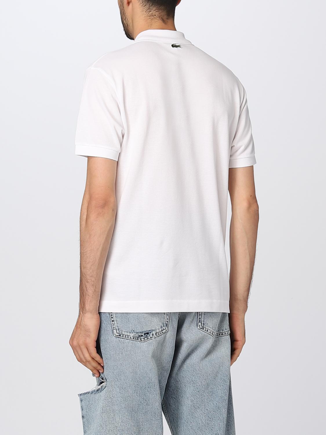 LACOSTE POLO: Polo Netflix x Lacoste in cotone biologico, Bianco 1 - Img 2