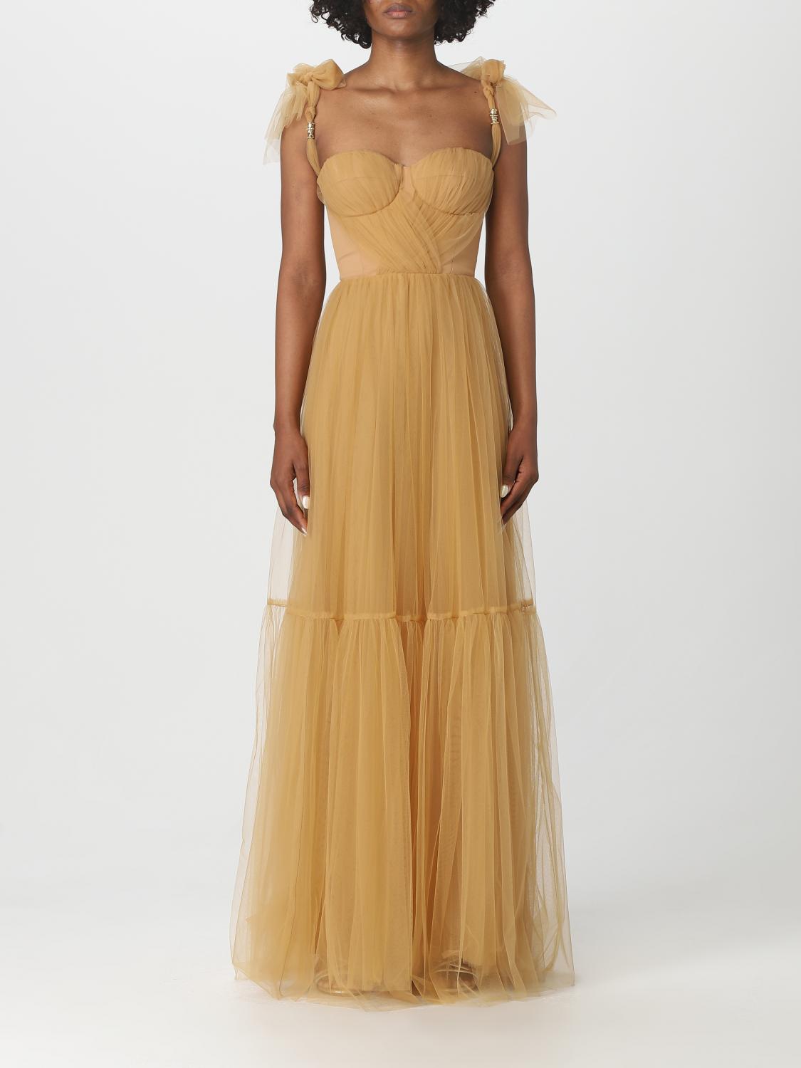 ELISABETTA FRANCHI KLEID: Kleid damen Elisabetta Franchi, Braun - Img 1