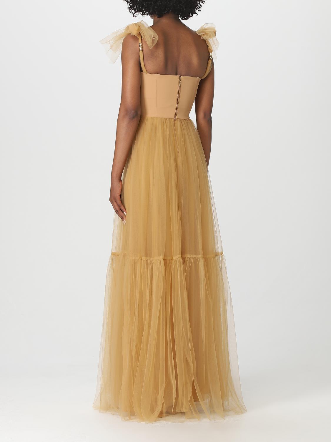 ELISABETTA FRANCHI KLEID: Kleid damen Elisabetta Franchi, Braun - Img 2