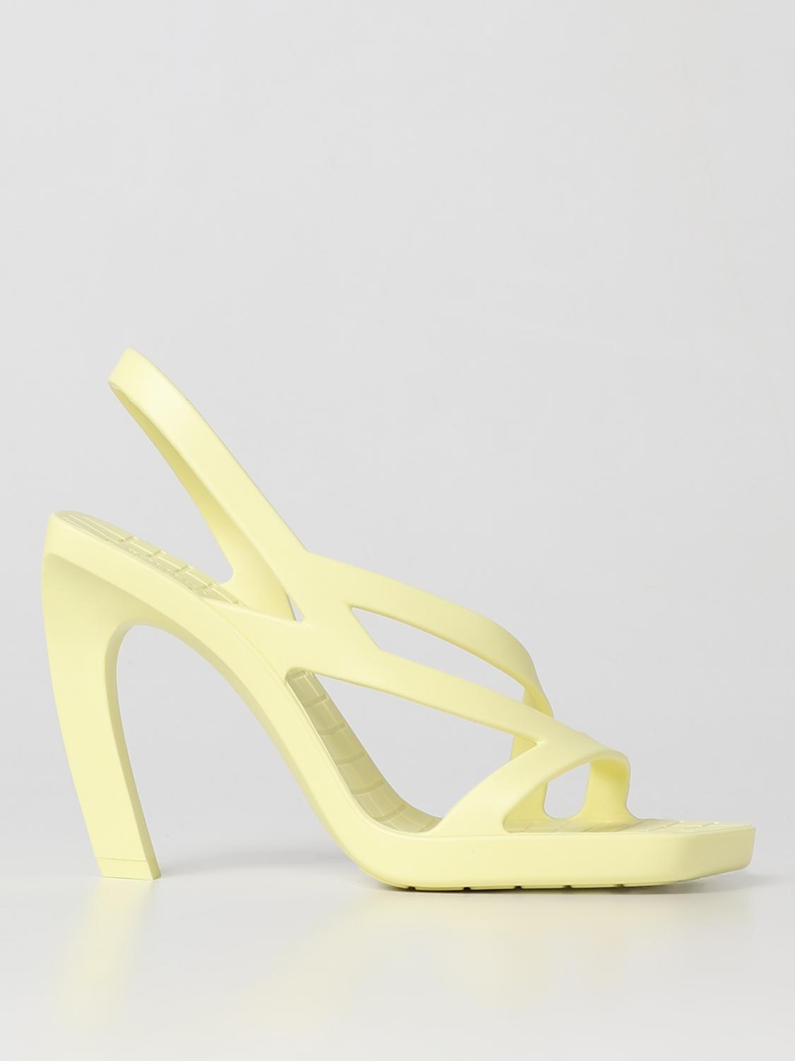 BOTTEGA VENETA SANDALEN MIT ABSATZ: Flache schuhe damen Bottega Veneta, Gelb - Img 1