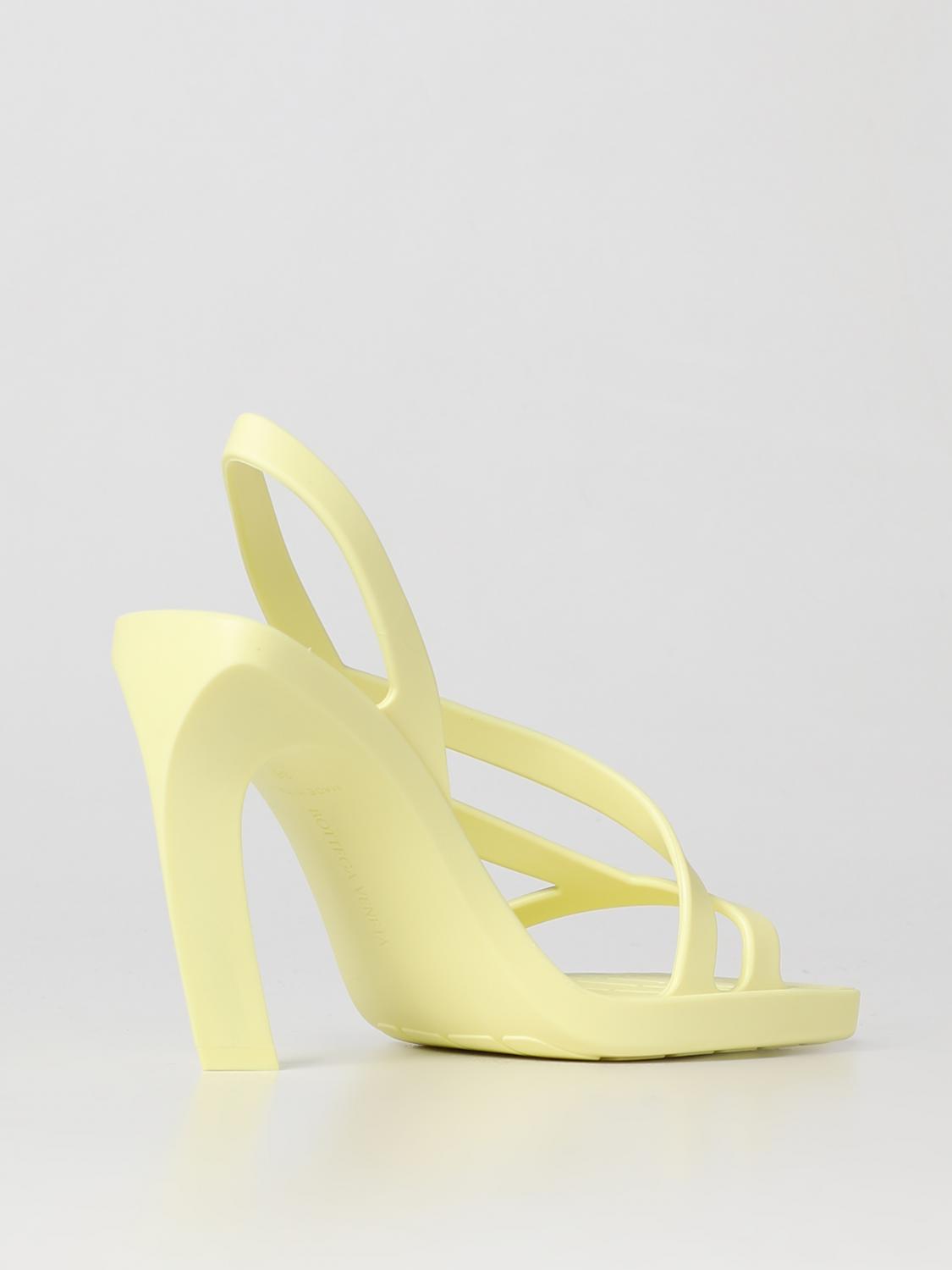 BOTTEGA VENETA SANDALEN MIT ABSATZ: Flache schuhe damen Bottega Veneta, Gelb - Img 3