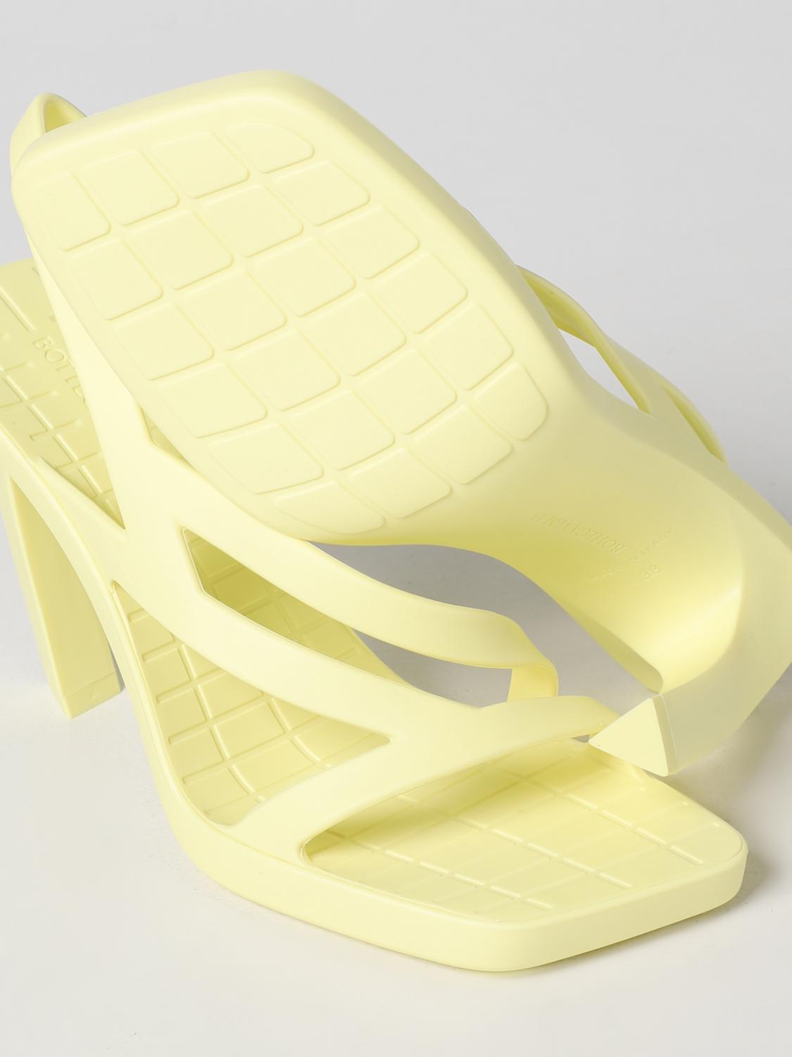 BOTTEGA VENETA SANDALEN MIT ABSATZ: Flache schuhe damen Bottega Veneta, Gelb - Img 4