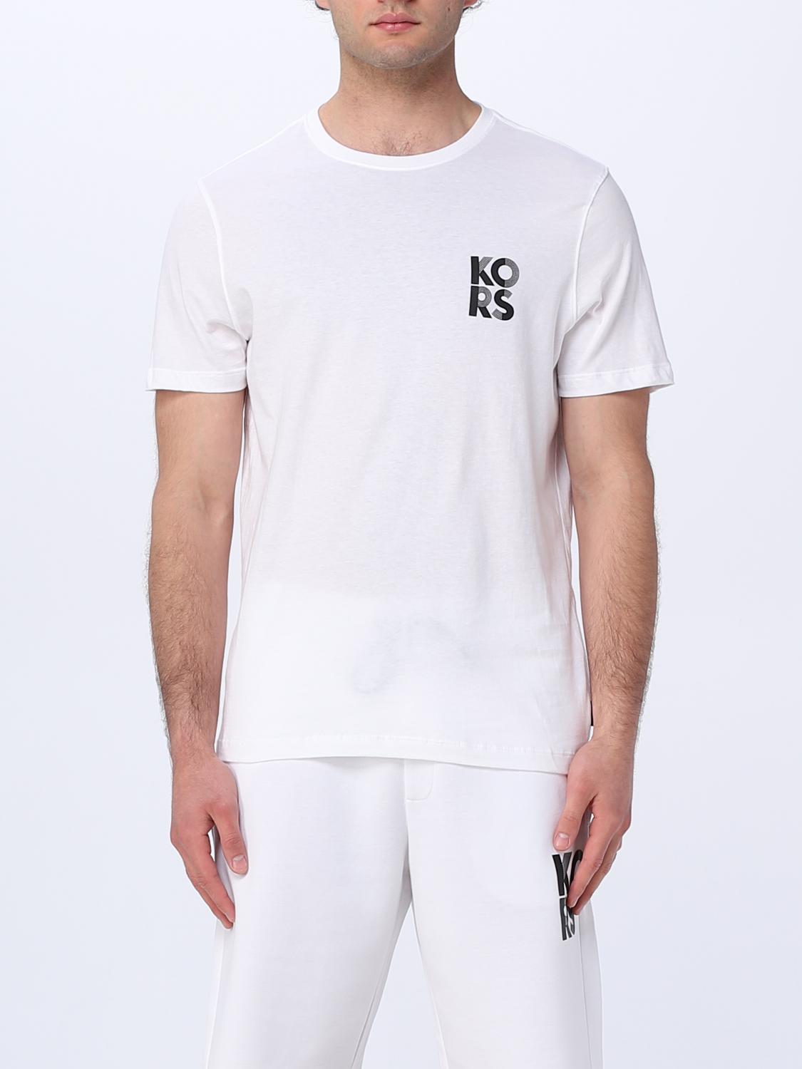 MICHAEL KORS: Camiseta hombre Blanco Camiseta Michael Kors