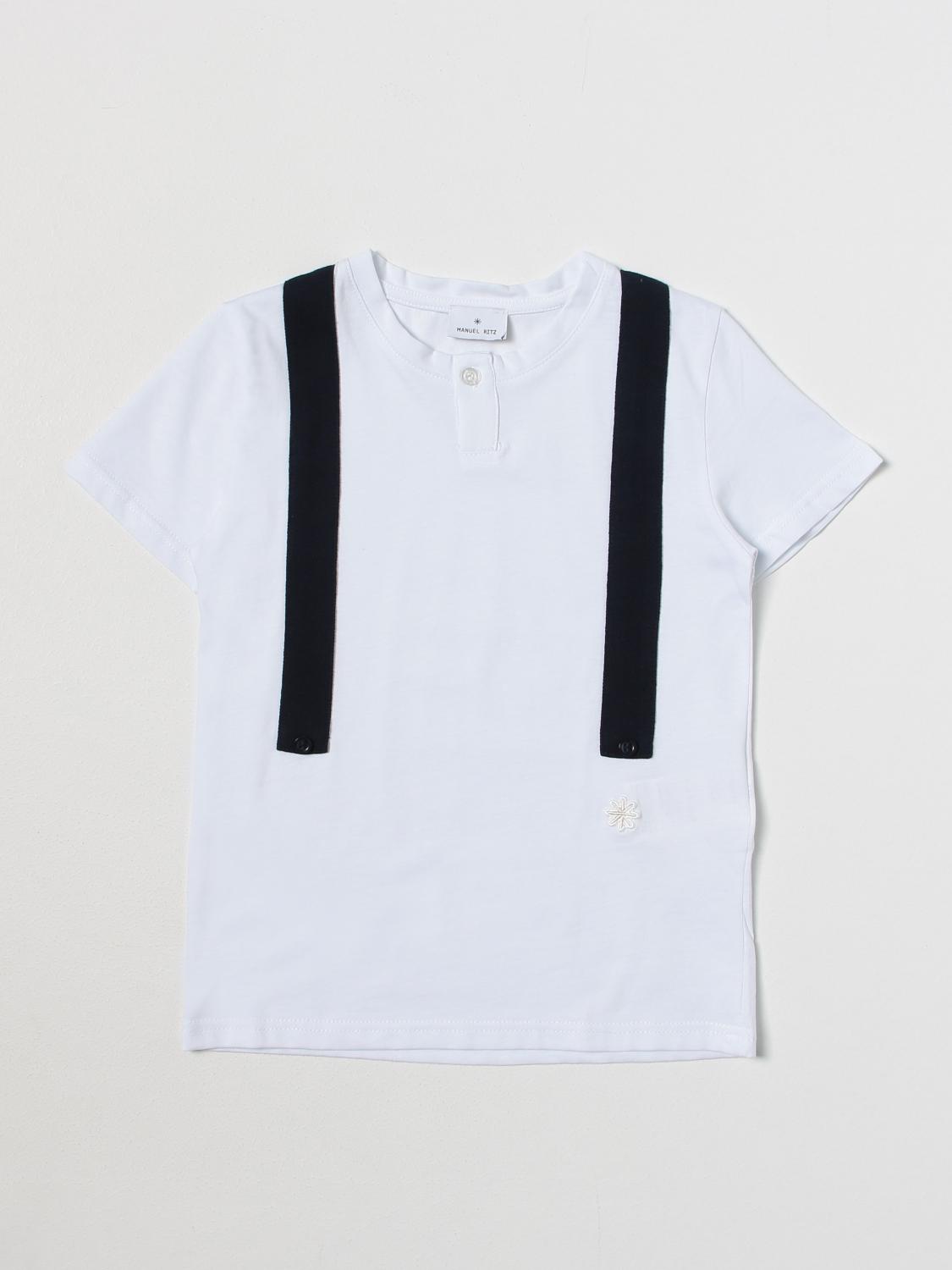 MANUEL RITZ CAMISETA: Camiseta niños Manuel Ritz, Blanco - Img 1