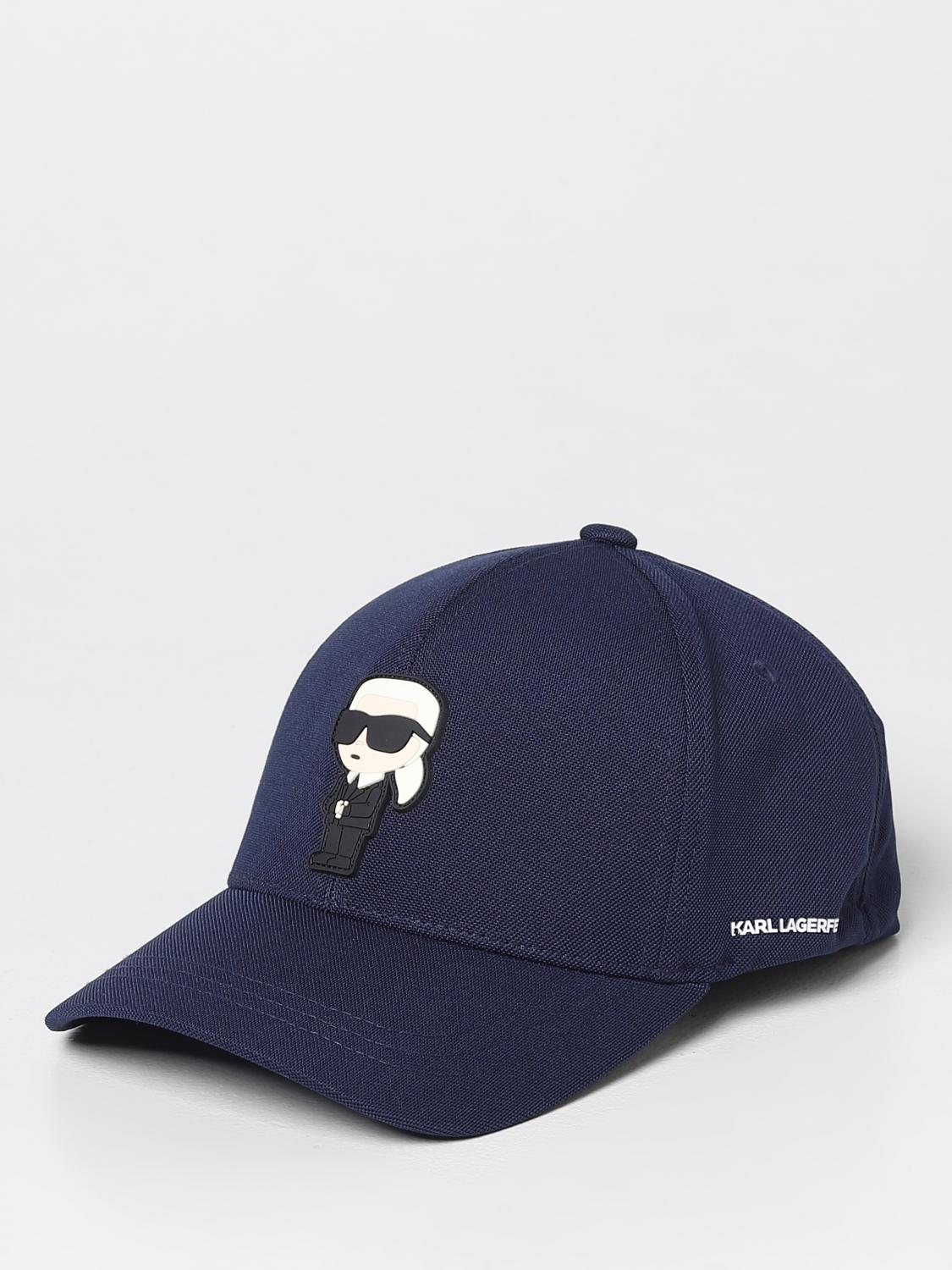 KARL LAGERFELD HAT: Hat men Karl Lagerfeld, Blue - Img 1