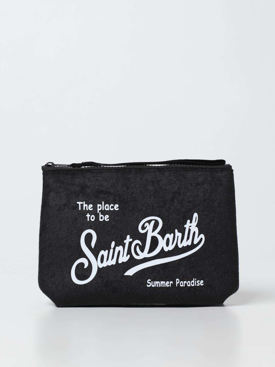MC2 SAINT BARTH PORTADOCUMENTI: Pochette Aline MC2 Saint Barth in spugna, Nero - Img 1