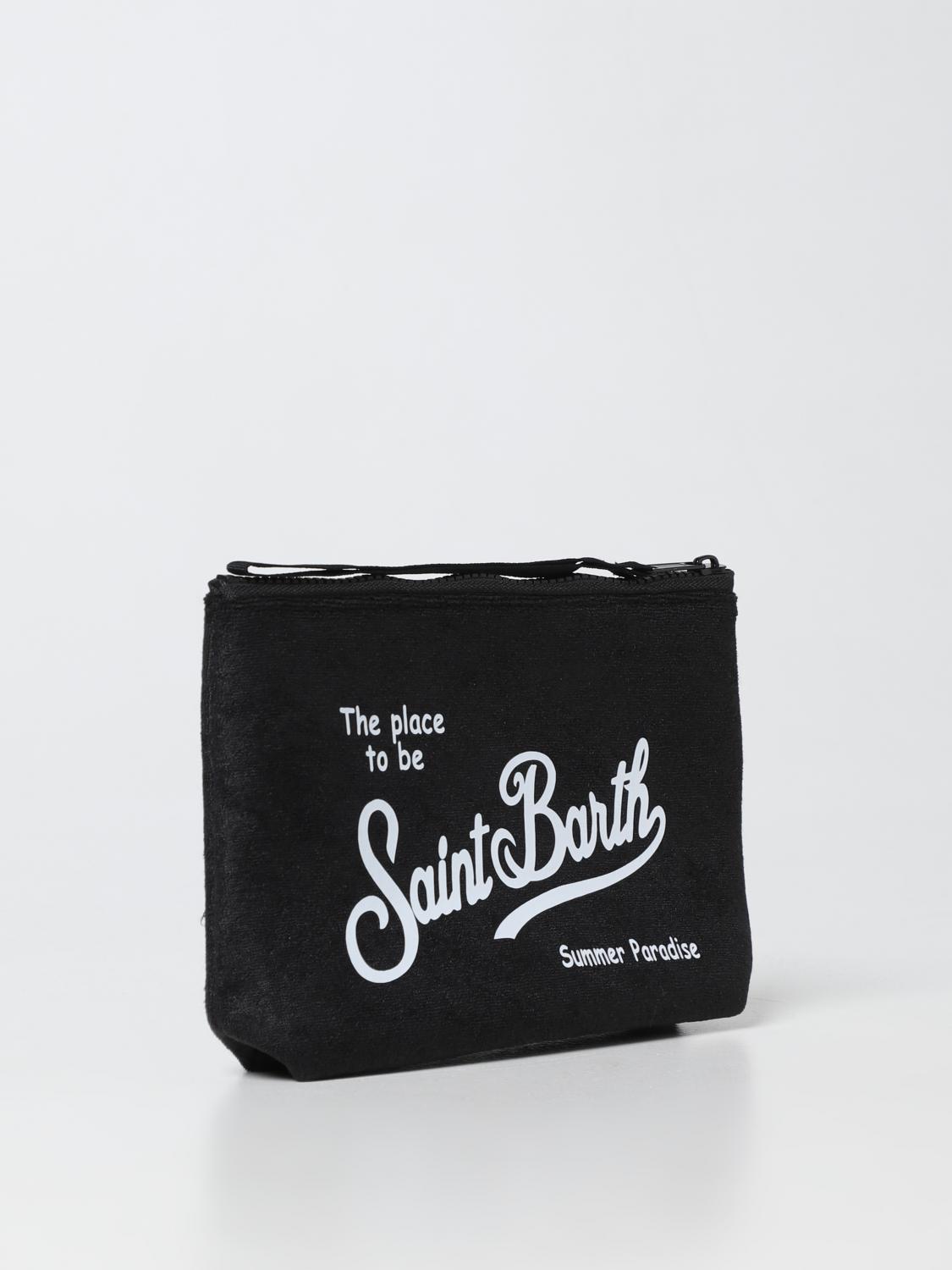 MC2 SAINT BARTH PORTADOCUMENTI: Pochette Aline MC2 Saint Barth in spugna, Nero - Img 2