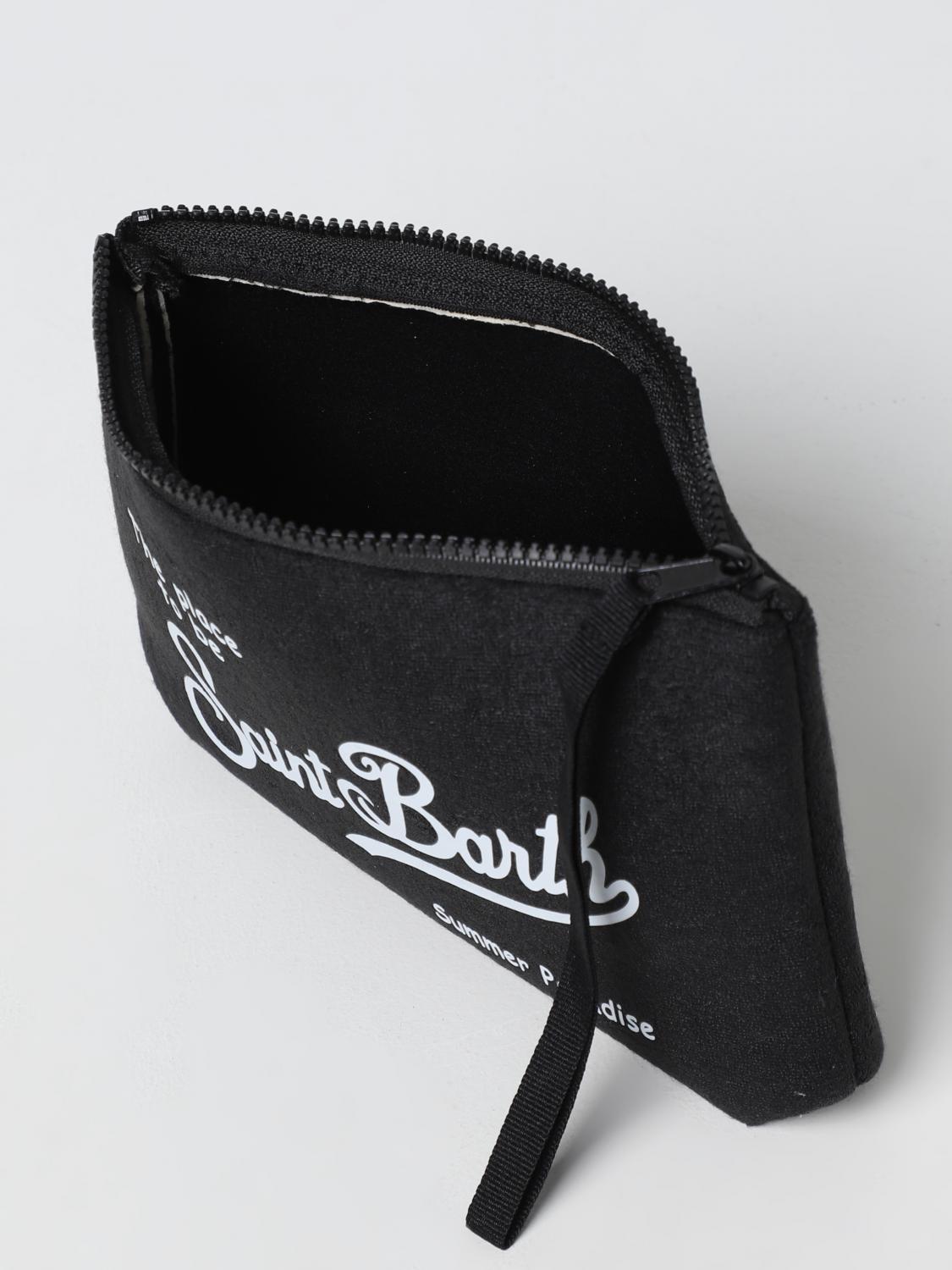 MC2 SAINT BARTH PORTADOCUMENTI: Pochette Aline MC2 Saint Barth in spugna, Nero - Img 3