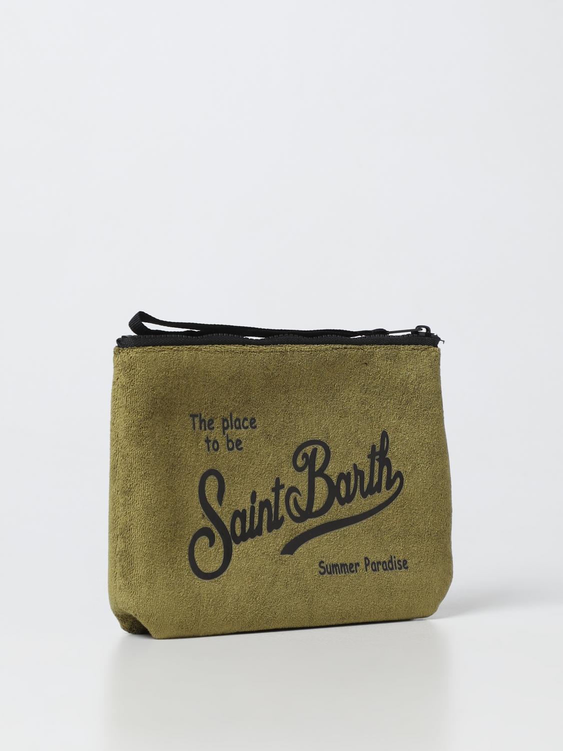 MC2 SAINT BARTH PORTADOCUMENTI: Pochette Aline MC2 Saint Barth in spugna, Militare - Img 2