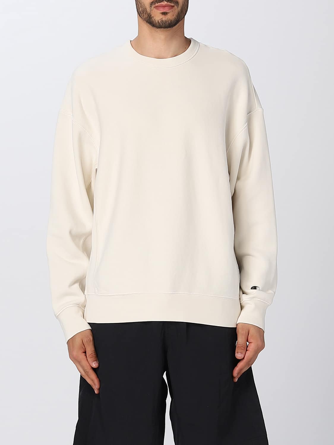 CHAMPION SWEATSHIRT: Sweatshirt homme Champion, Ivoir - Img 1