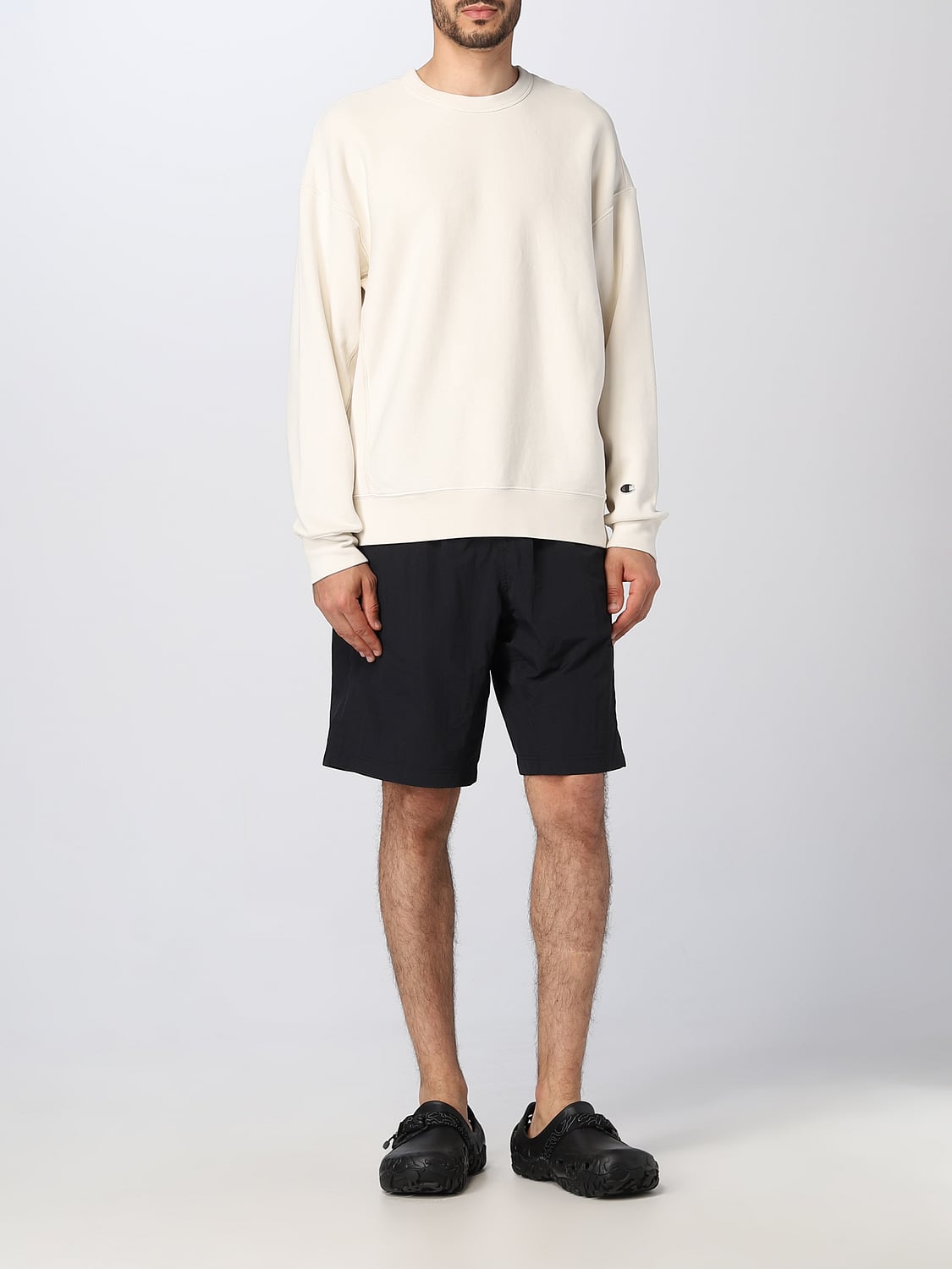 CHAMPION SWEATSHIRT: Sweatshirt homme Champion, Ivoir - Img 2