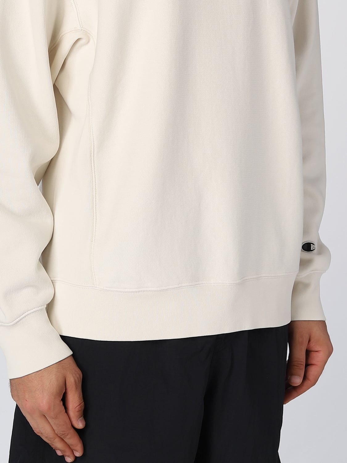CHAMPION SWEATSHIRT: Sweatshirt homme Champion, Ivoir - Img 4