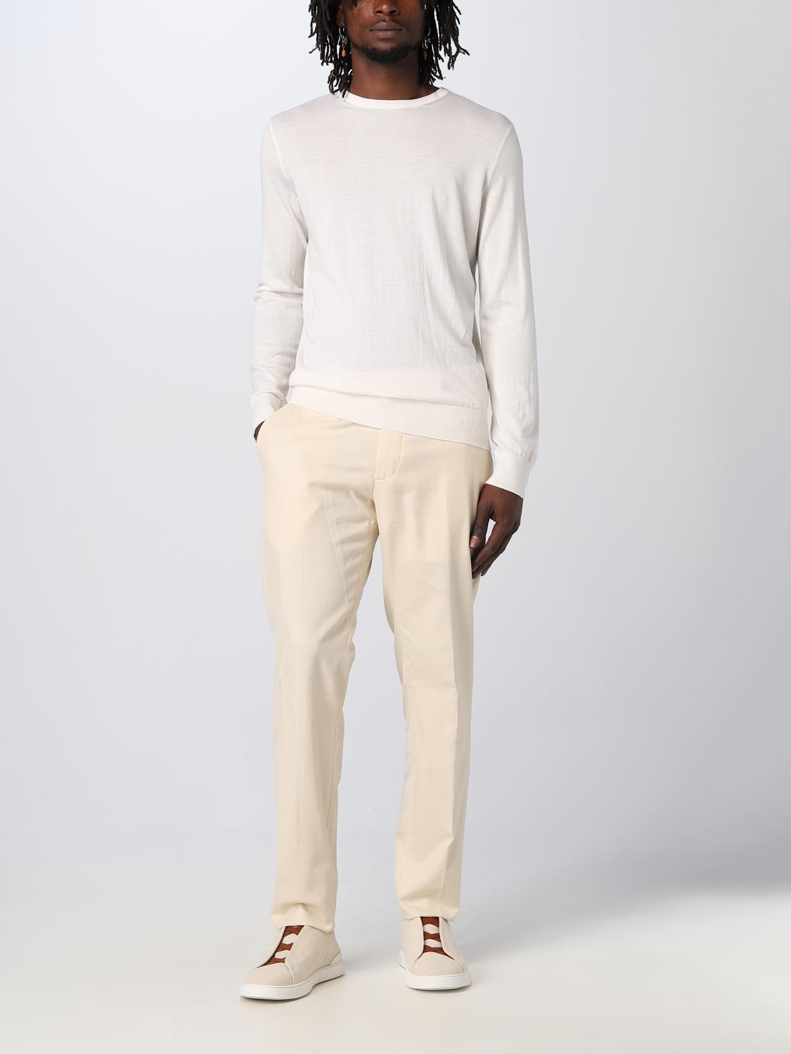 ZEGNA PULLOVER: Pullover herren Zegna, Weiß - Img 2