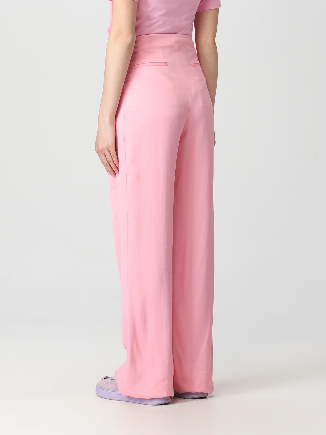 MSGM PANTALONI: Pantalone MSGM in viscosa, Rosa - Img 3