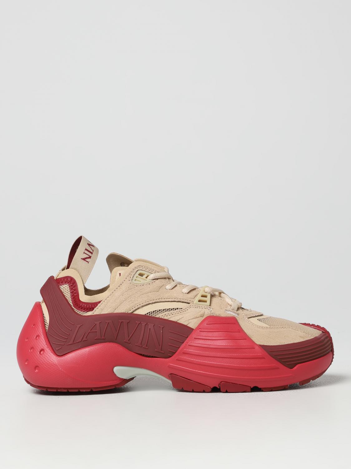 スニーカー LANVIN Woman Sneakers Cherry FWSKIK00VESUE23 B306 Lanvin Outlet: Shoes woman - Cherry | Lanvin sneakers