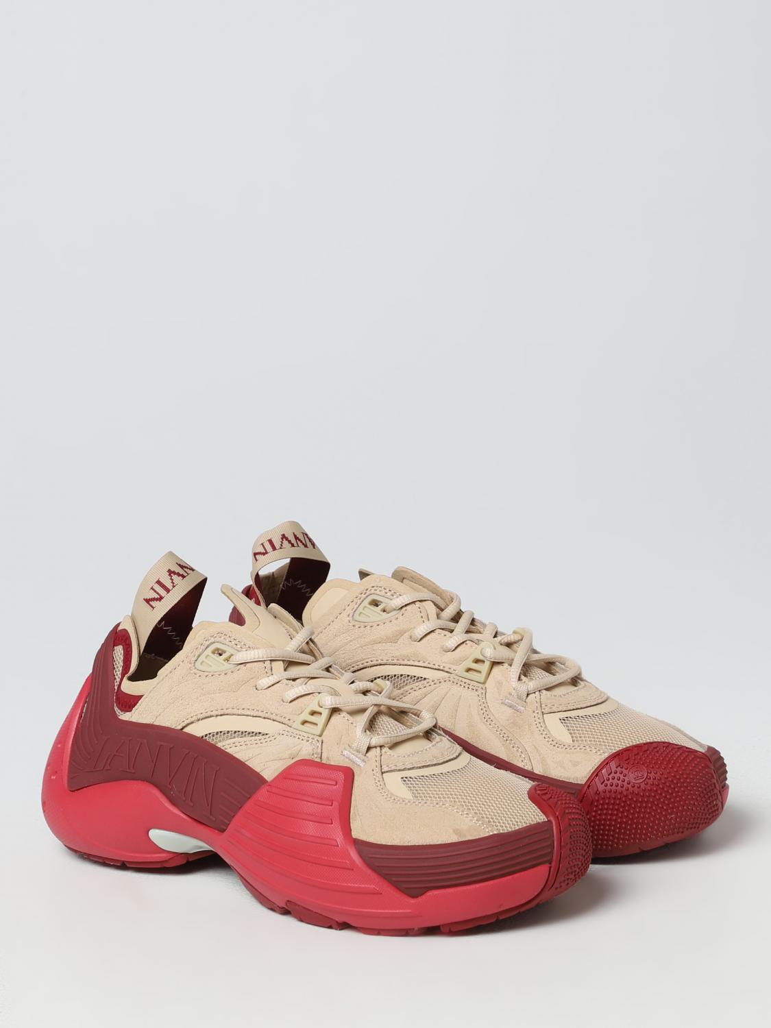 スニーカー LANVIN Woman Sneakers Cherry FWSKIK00VESUE23 B306 Lanvin Outlet: Shoes woman - Cherry | Lanvin sneakers