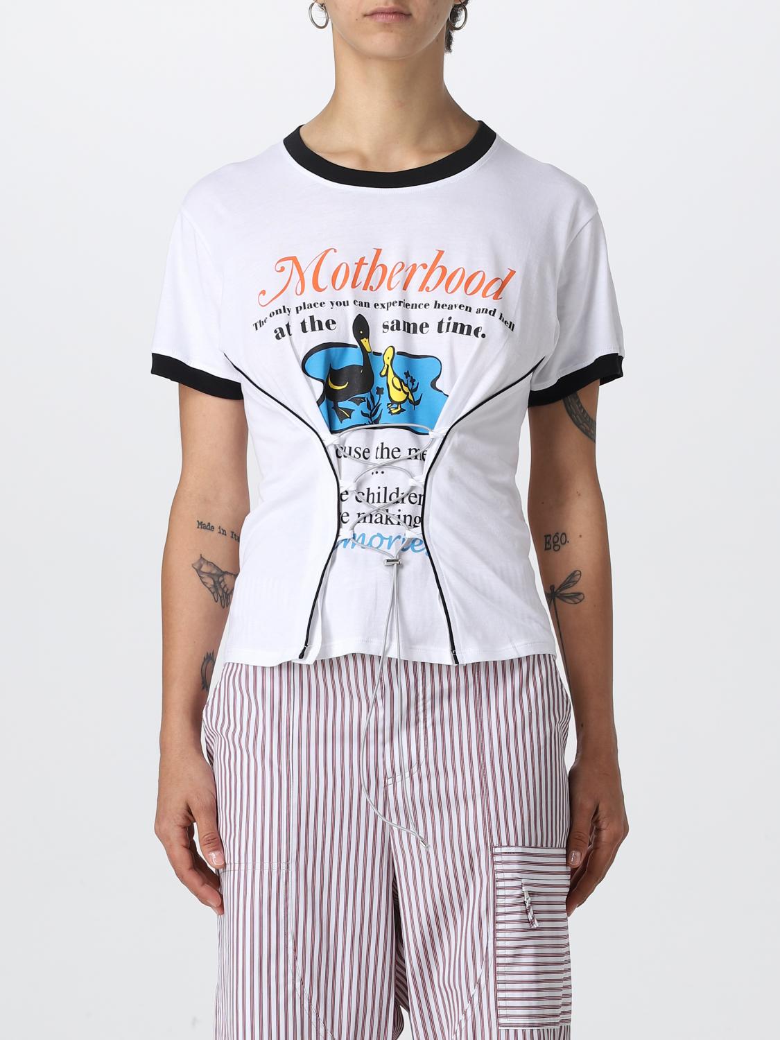 【関税込み】Cormio グレー＆ピンク Albina Tシャツ Albina Cotton Corset T-shirt – CORMIO
