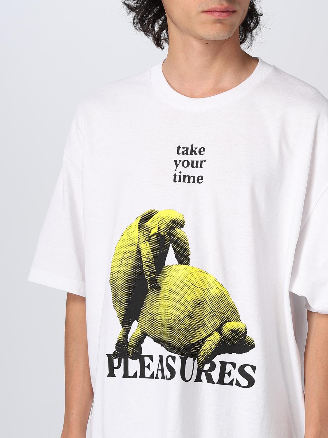 PLEASURES T-SHIRT: T-shirt men Pleasures, White - Img 3