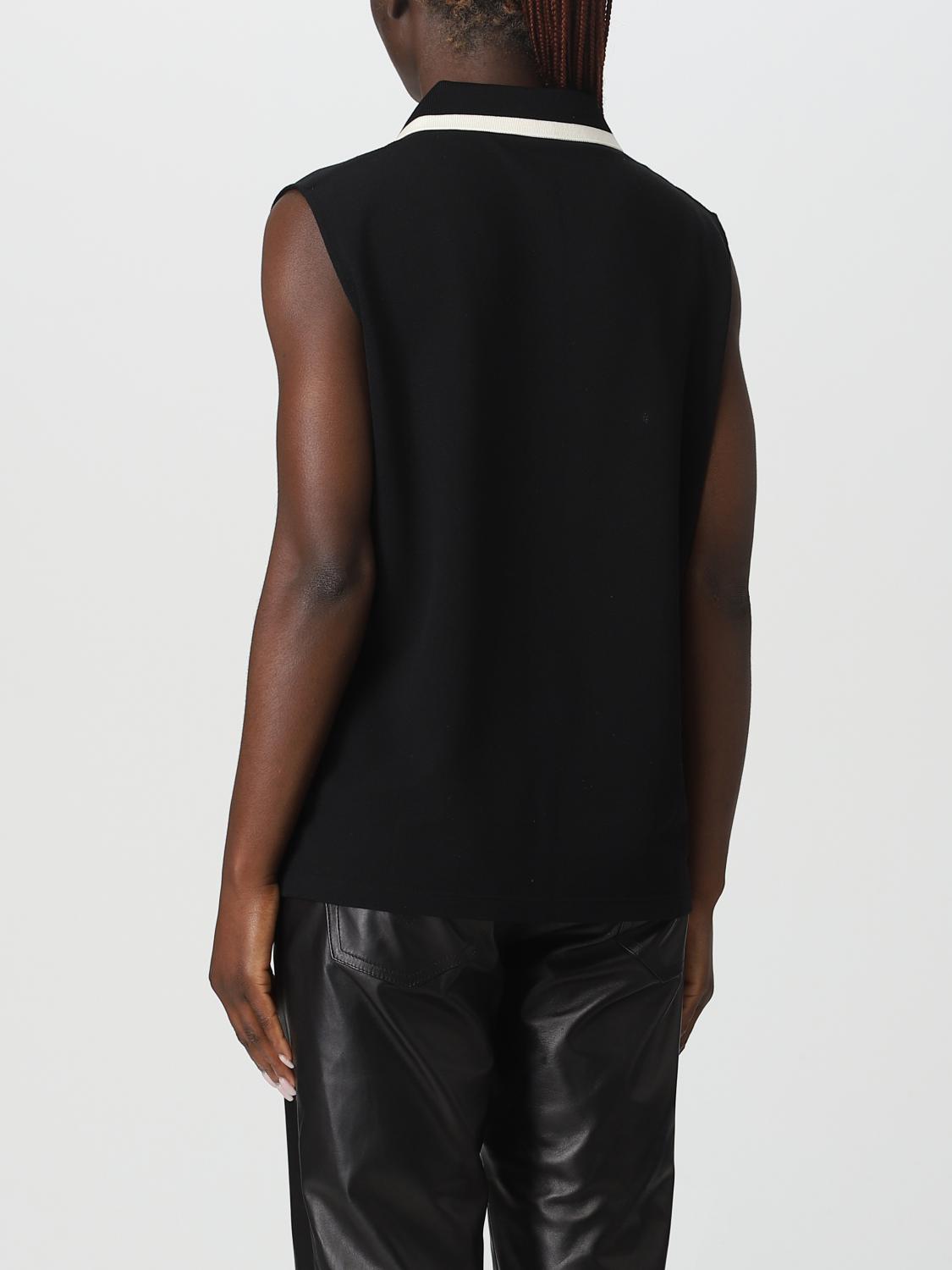 SAINT LAURENT POLO: Polo damen Saint Laurent, Schwarz - Img 2