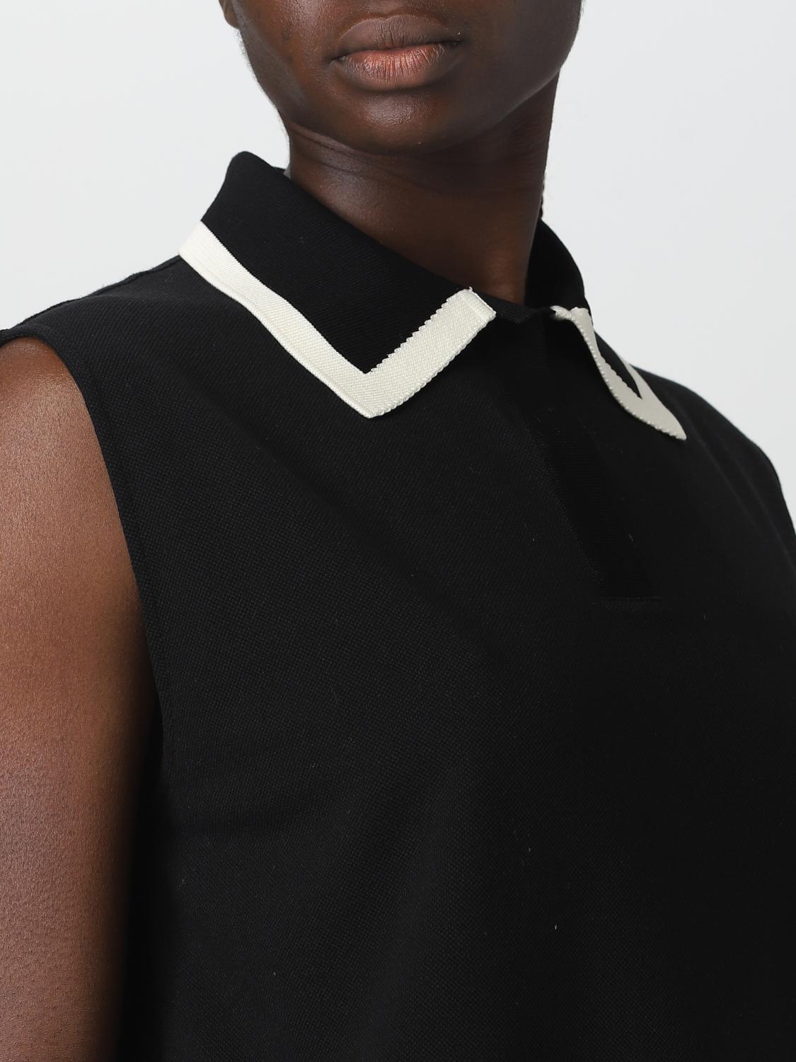SAINT LAURENT POLO: Polo damen Saint Laurent, Schwarz - Img 4